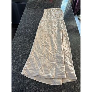 Reformation One Shoulder  drape maxi dress NWOT Size 4